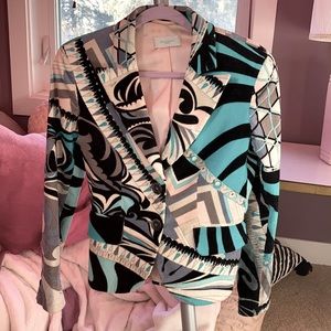 Vintage EMILIO PUCCI corduroy blazer IT SZ 38